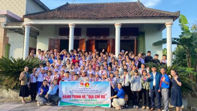 Trang facebook Liên đội Trường THCS xã Bình Mỹ